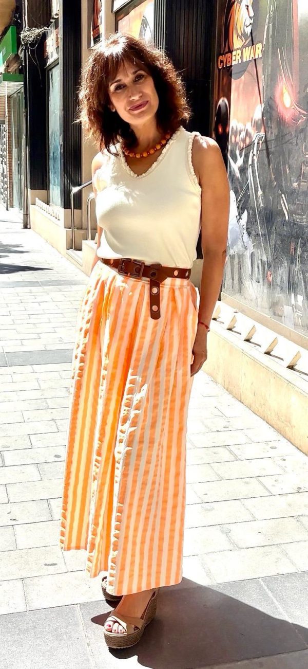 Falda orange fluor - Dto 40%