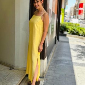Vestido mostaza - Dto 30%