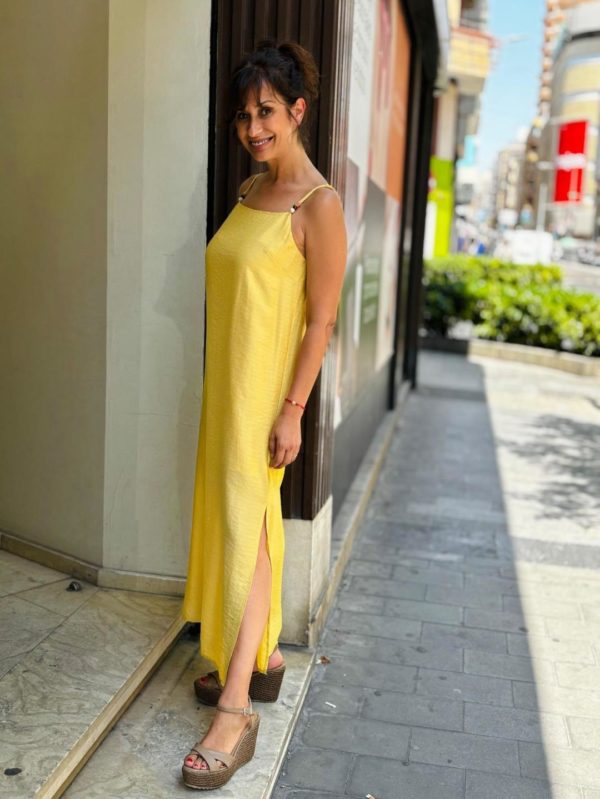 Vestido mostaza - Dto 30%