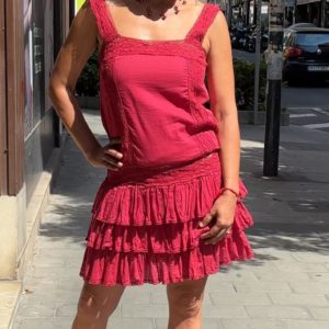 Abito combinado encaje - Dto