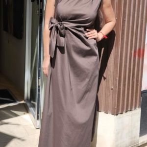 Vestido largo lazos Siena