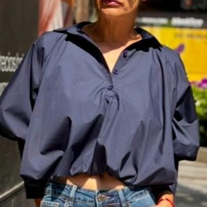 Blusa marino Pisa