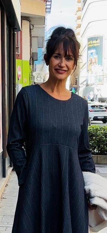 Vestido punto vaquero - Imagen 4