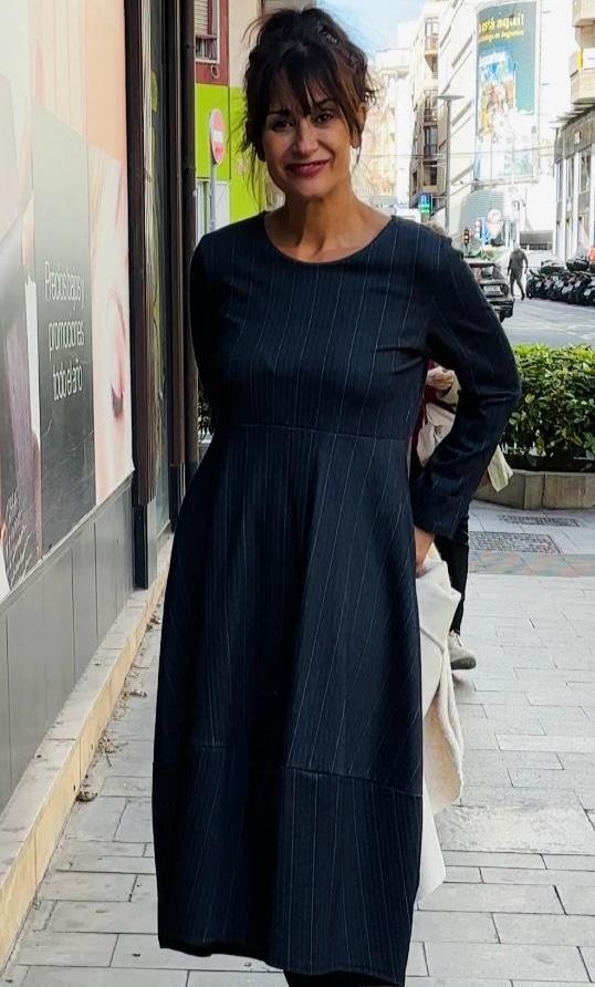 Vestido punto vaquero