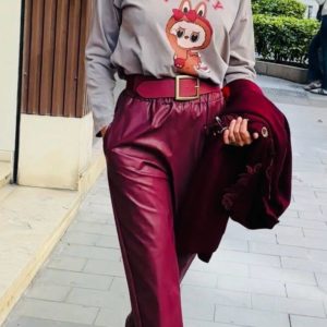 Pantalón Melisa granate