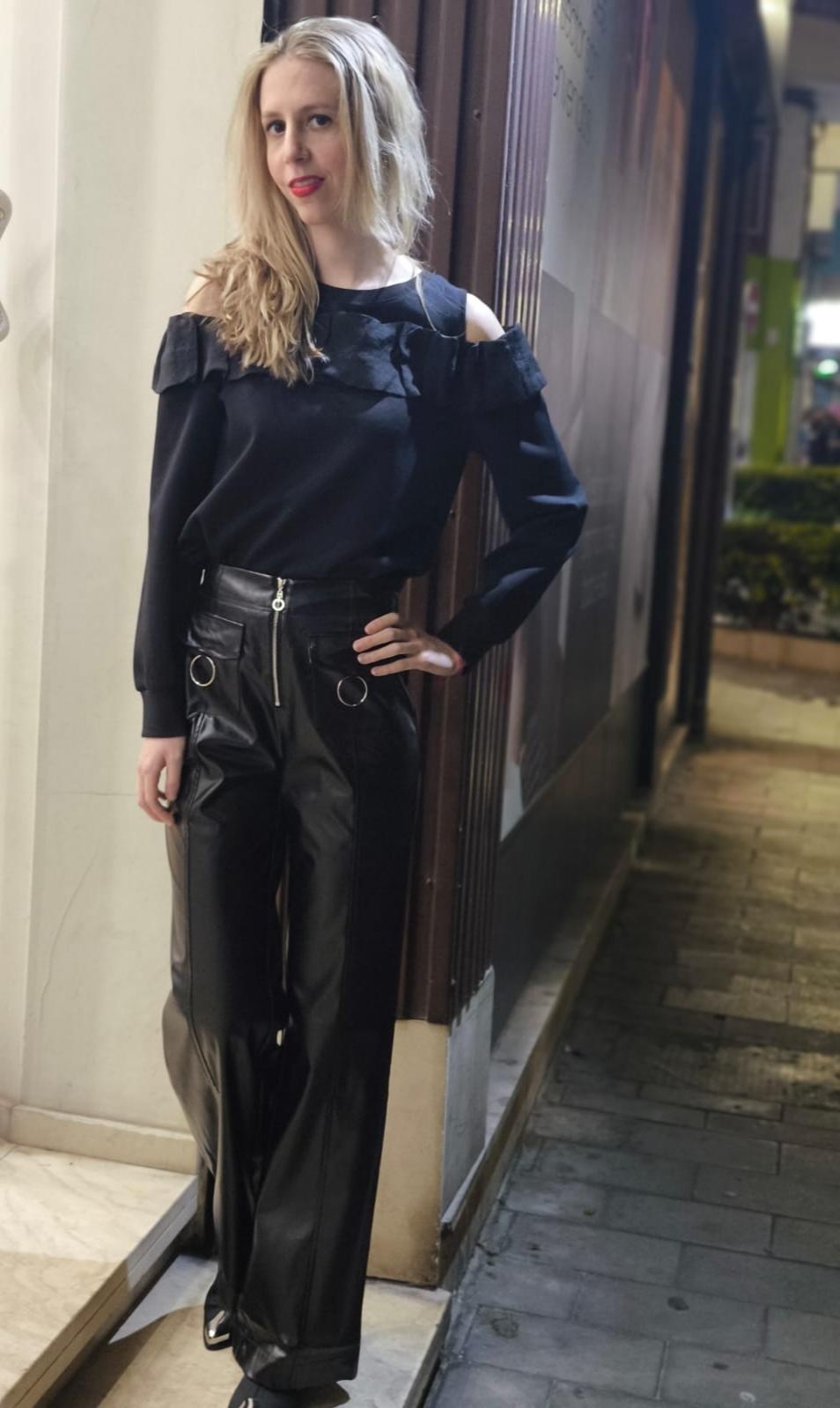 Pantalón polipiel aro - Imagen 2