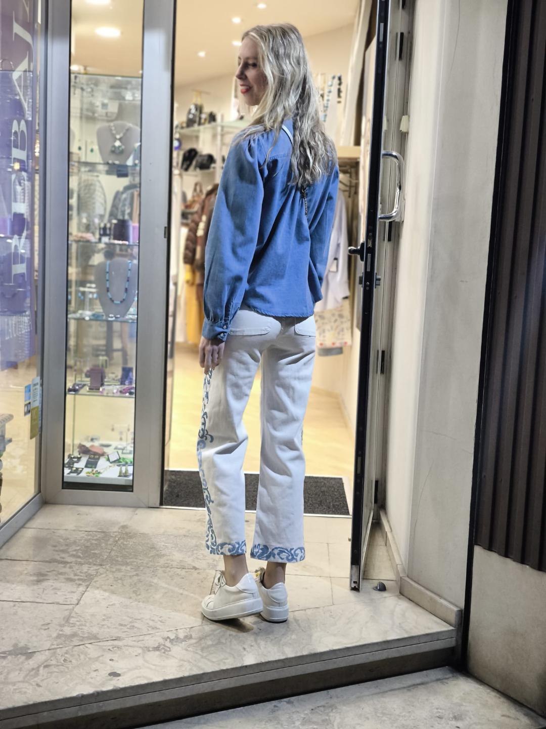 Pantalón punto cruz - Imagen 3