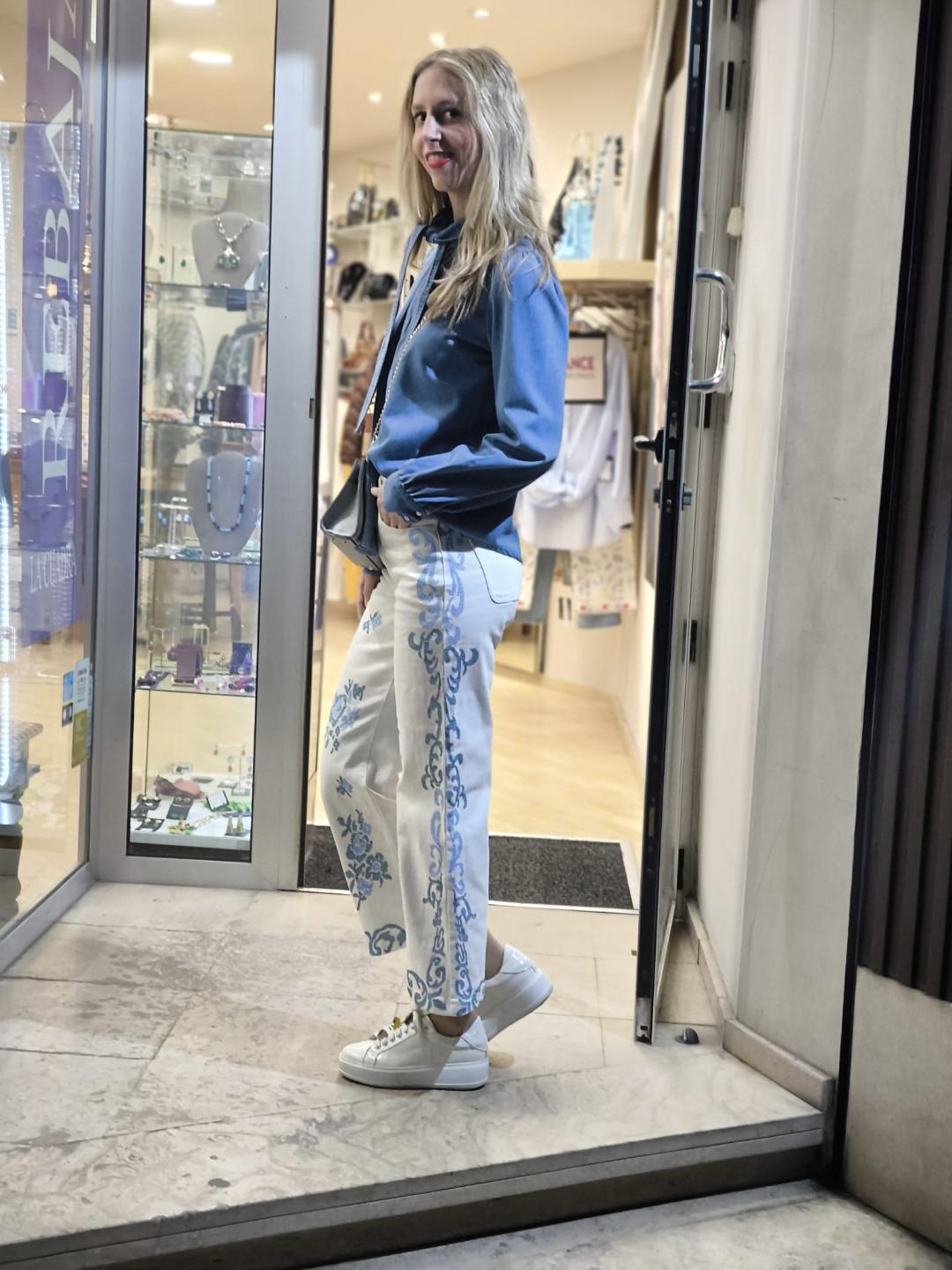 Pantalón punto cruz - Imagen 4