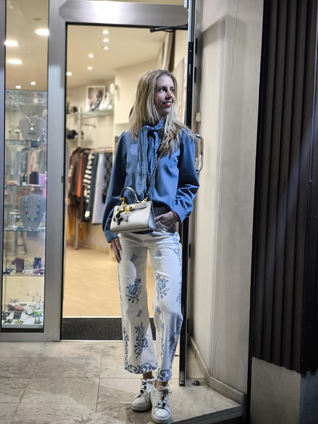 Pantalón punto cruz - Imagen 2