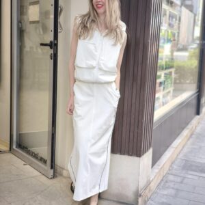 Falda sport blanca - conjunto